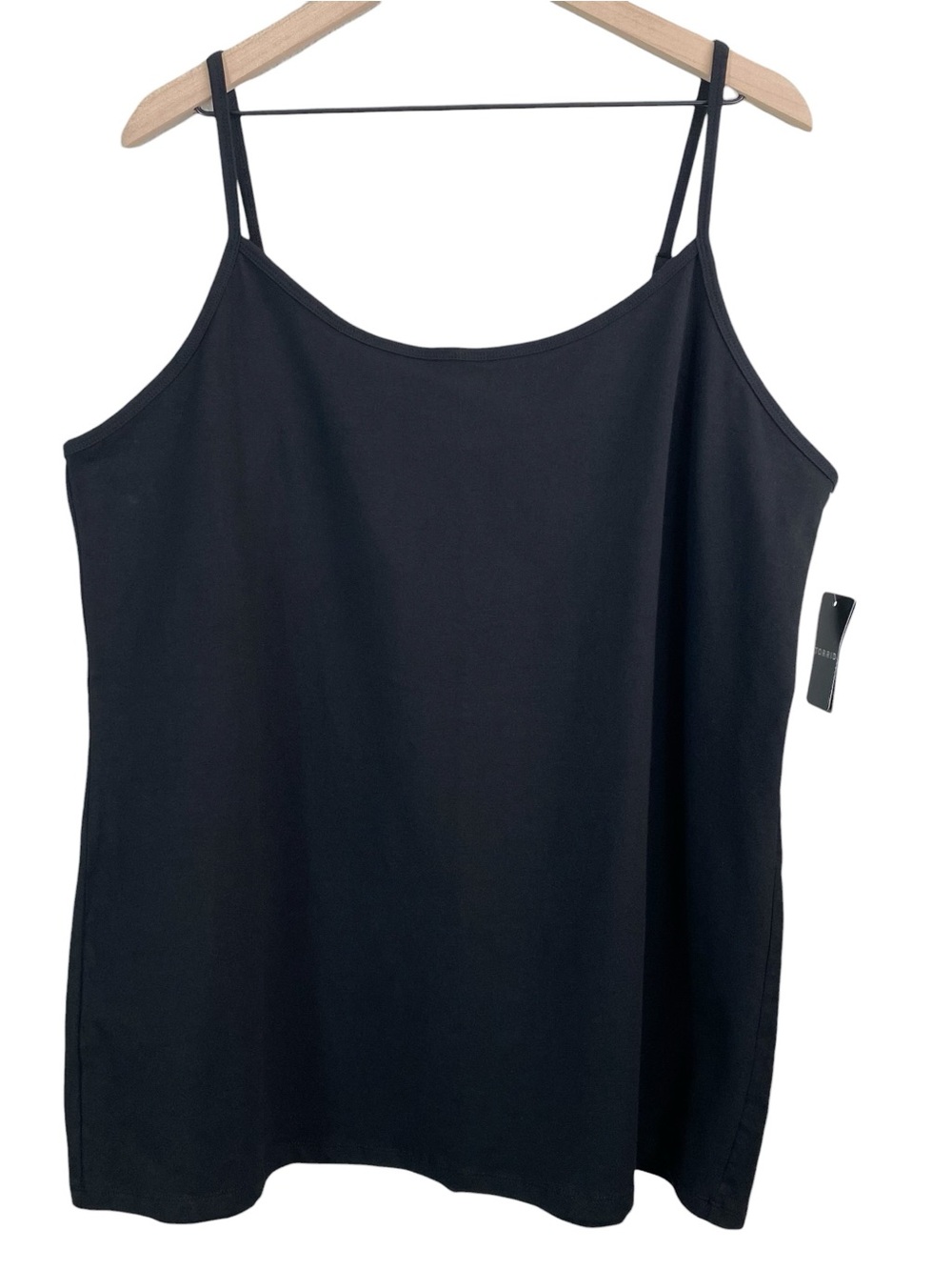 Torrid Foxy Womens Tank Top Plus Size 4X Deep Black Basic Adjustable Straps